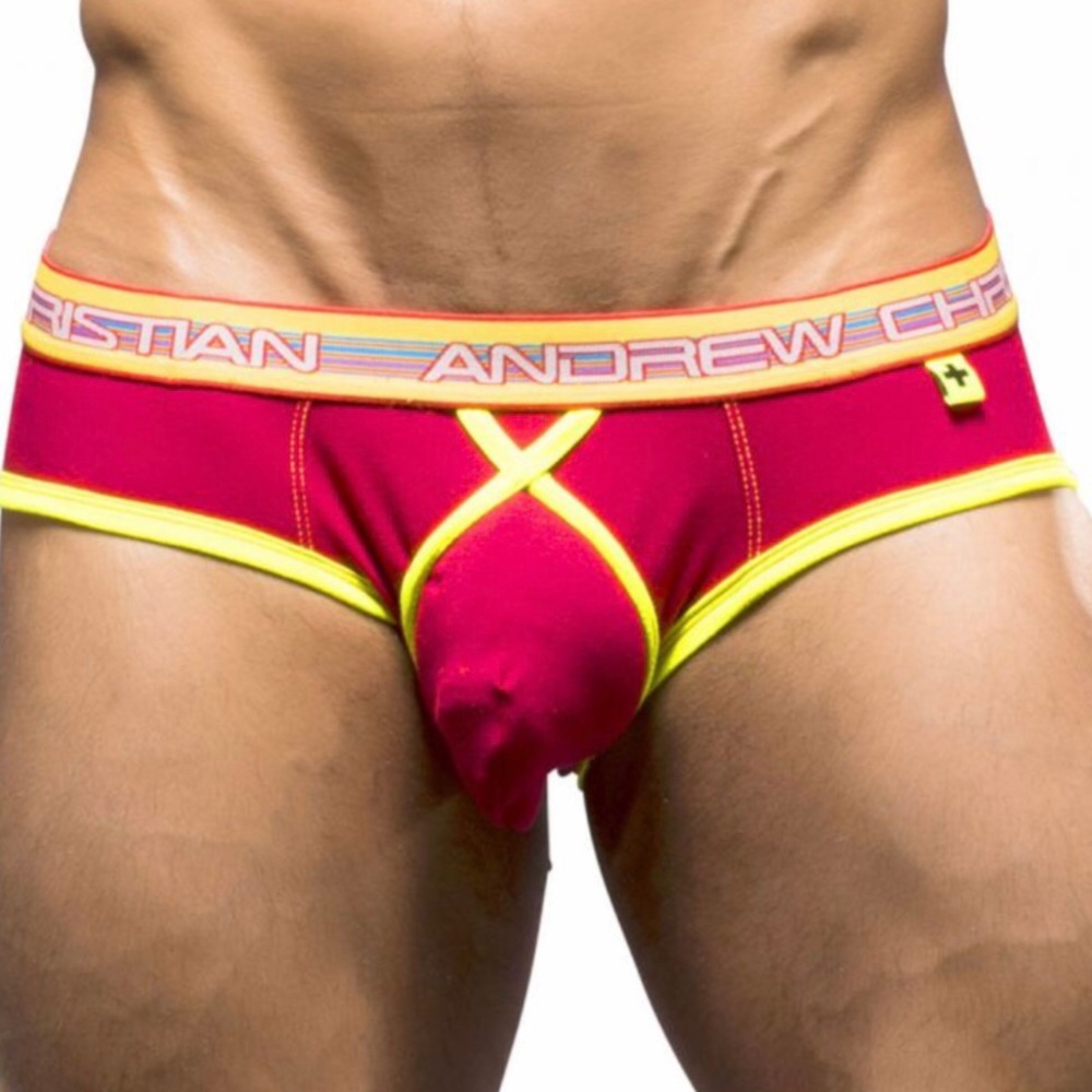 Andrew Christian Almost Naked Dare Brief - Red - Large